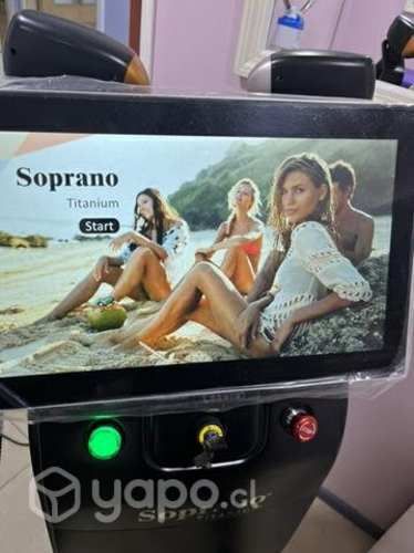 Depiladora tri láser titanium