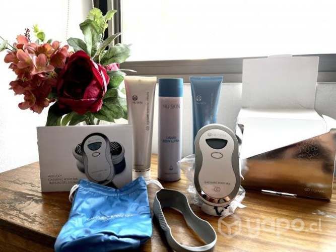 Galvanic Body Spa de Nu Skin set completo