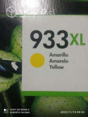 Tinta HP 933xl yellow original de alta