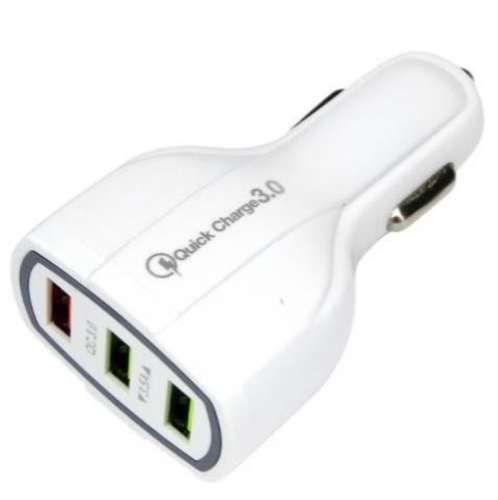 Cargador Triple 3.5A Quick Charge 18Watt, 12Volt