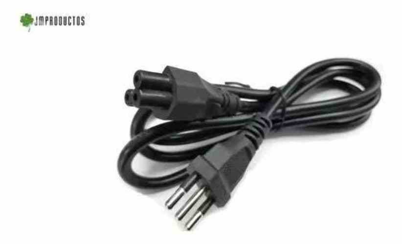 Pack 02 Cable Poder Tipo Trebol Notebook Consolas