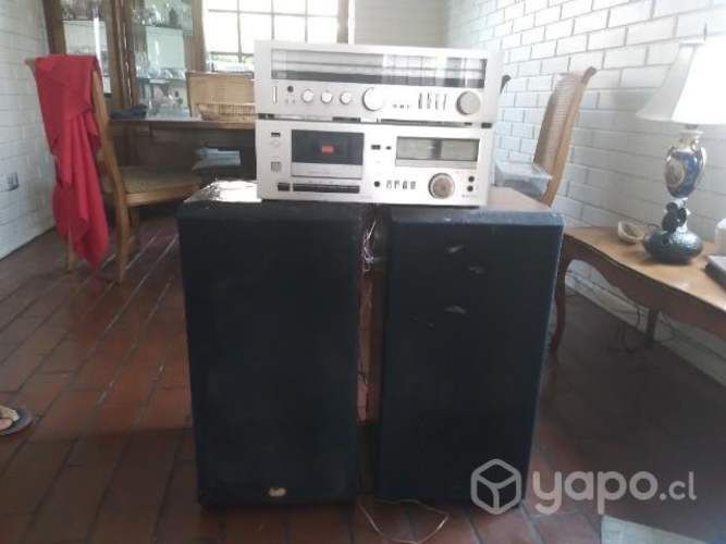 Receiver Sansui R-5 100 watts Deck Sansui D-100