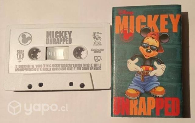 Mickey Mouse Unrapped Cassette año 1994