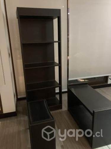 Set de bancas y repisa