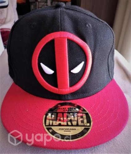 Jockey Snapback Flat Back Caps Deadpool original M