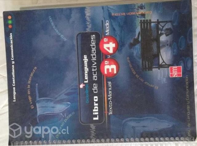 Pack libros lenguaje 3° y 4° medio