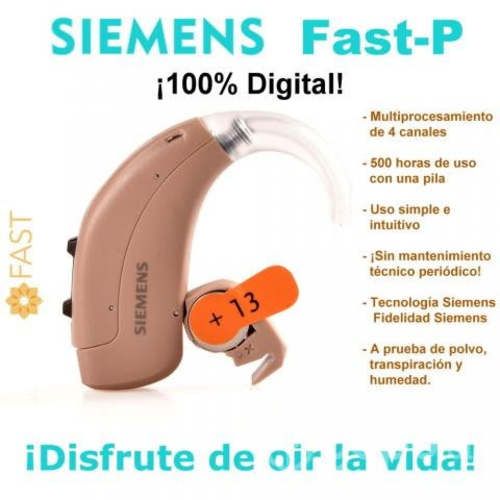 Audifonos Sordera Siemens Fast P 4 canales