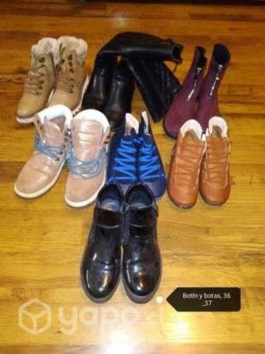 Lotes de botines y zapatillas