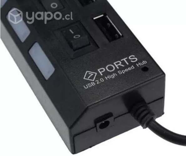 Extensión de USB de 7 puertos