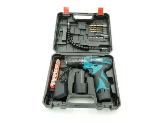 Kit Taladro Atornillador 12v 25 Acc. Mastermaq