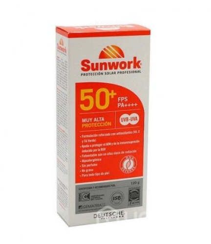 Sunwork Protector Solar Profesional 50+ 120 Gr