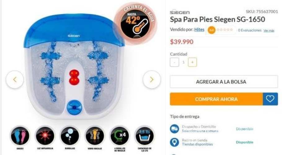 Spa para pies