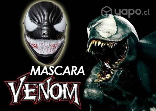 Mascara Rígida Plastico del AntiHeroe Venom