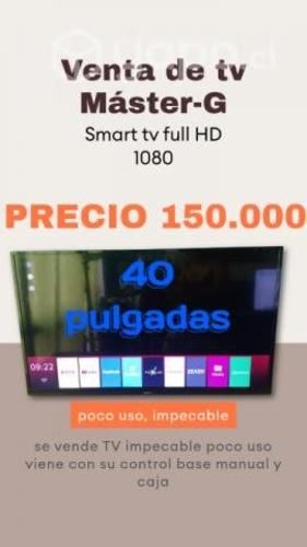 Televisor máster-g 40 pulgadas