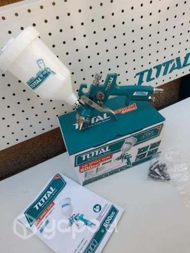 Pistola para pintar 600cc Marca TOTAL