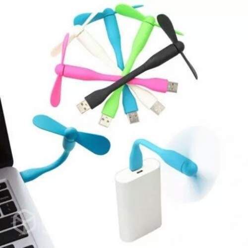 Mini Ventilador Flexible USB de silicona para PC