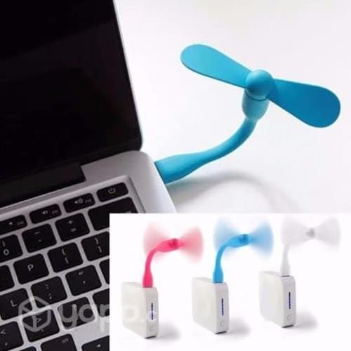 Mini Ventilador Flexible USB de silicona para PC