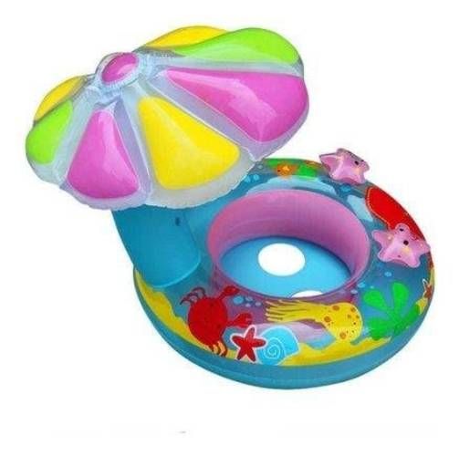 Flotador Inflable Sombrilla Piscina Niños