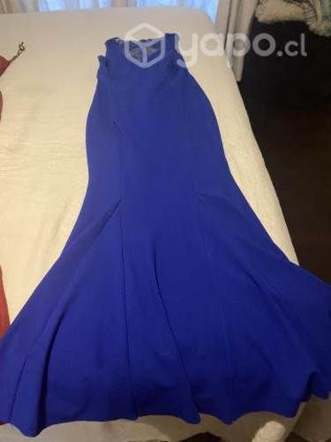 Vestido sirena azul electrico