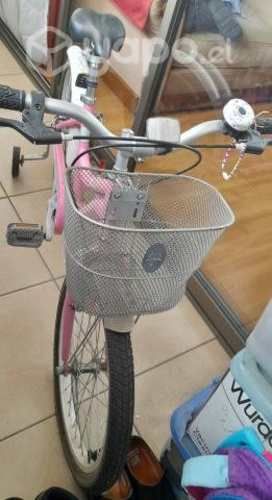 Bicicleta Niña Aro 20 con Canasto Bianchi