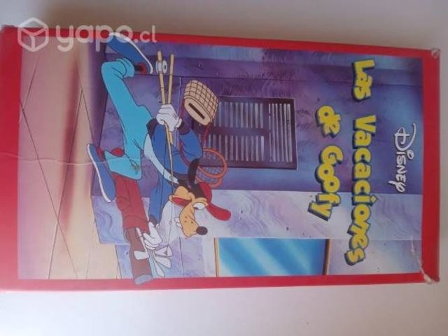 Las vacaciones fe goofy vhs disney original