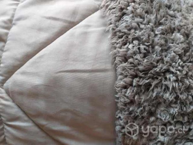 Quilt sherpa y quilt rosado