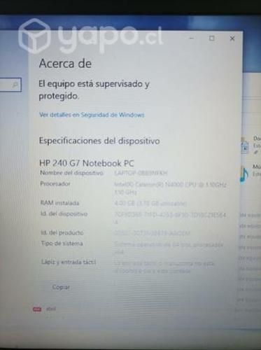Notebook Intel celeron