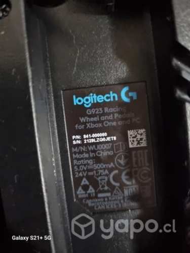 volante y pedales de xbox one