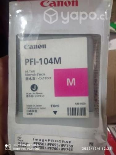 Tinta Canon pfi 104m magenta original de 130ml