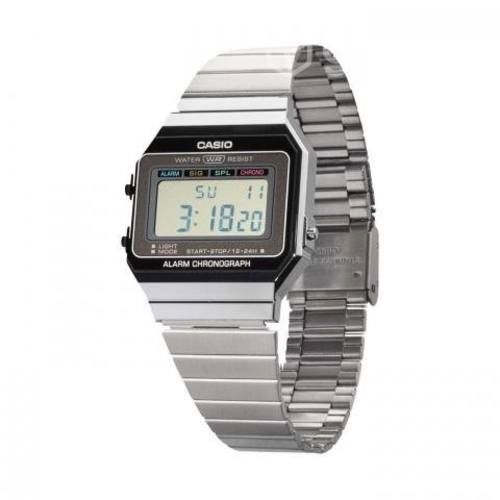 Reloj casio a700w-1 vintage delgado nuevos