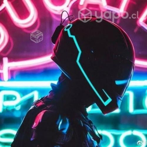 Luz Led Neon Decorativo Con Efectos Para Casco