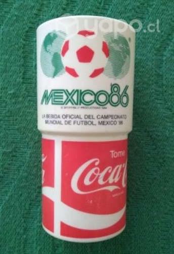 Vaso promocional Coca Cola Mundial de México 86