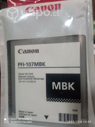 Tinta canon pfi 107mk black original