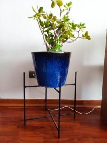 Macetero cerámica con base