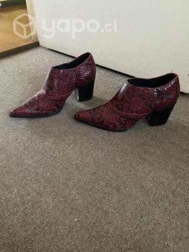 Botín mujer de cuero