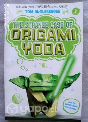 Libro Origami Yoda, en inglés