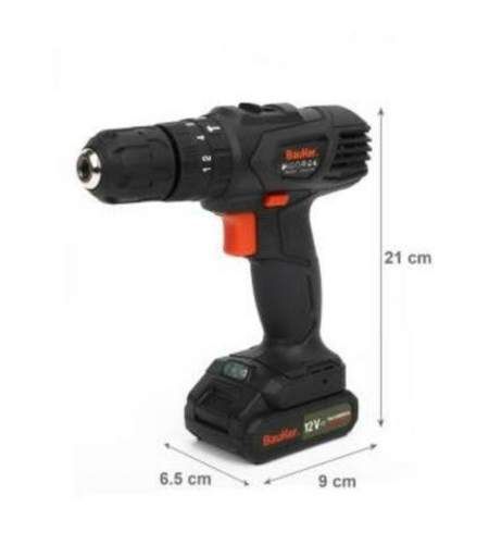 Taladro atornillador marca bauker