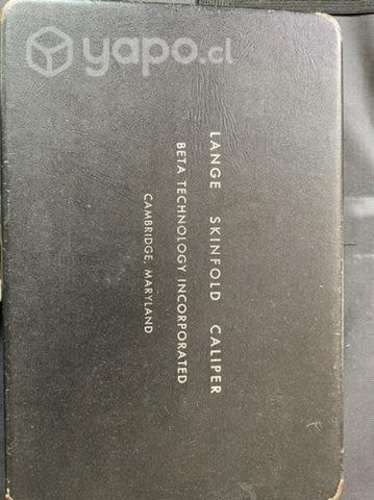 Caliper medidor de grasa metálico