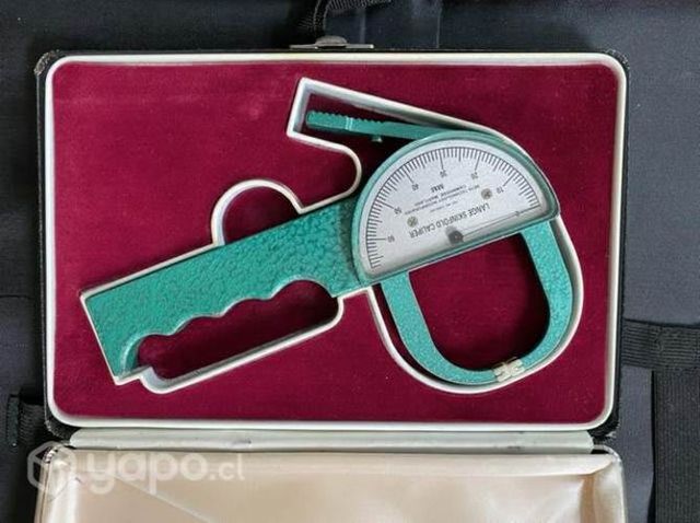 Caliper medidor de grasa metálico