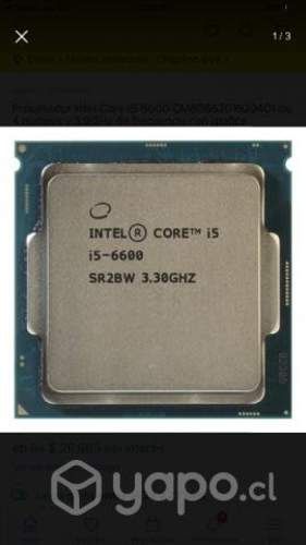 Procesador Inter i5 6600 3.30gHz