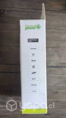 Cargador de notebook universal 65W