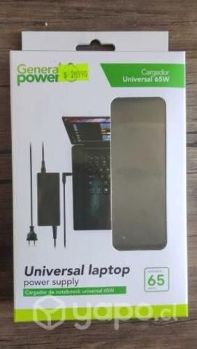 Cargador de notebook universal 65W