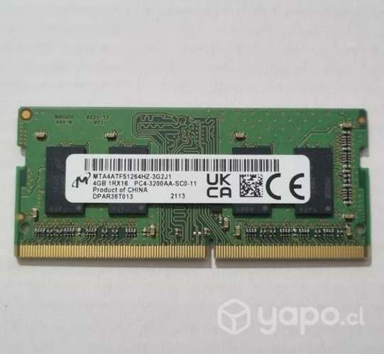 Memoria RAM DDR4 4GB 3200mhz
