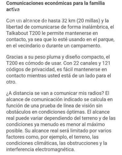 Radio larga distancia Motorola