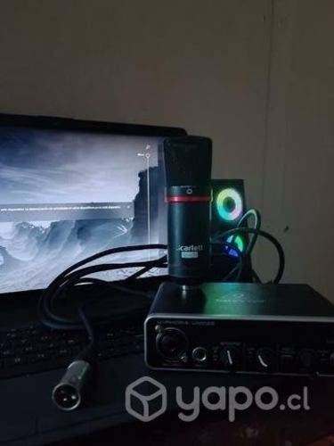 Home studio (Microfono y Interfaz)