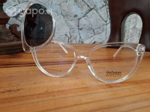 Lente Con Sobre marco Transparente