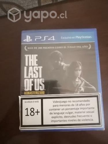 The Last Of Us Remasterizado PS4 *sin uso,sellado