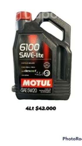 Aceites de 7 litros y ampolletas led