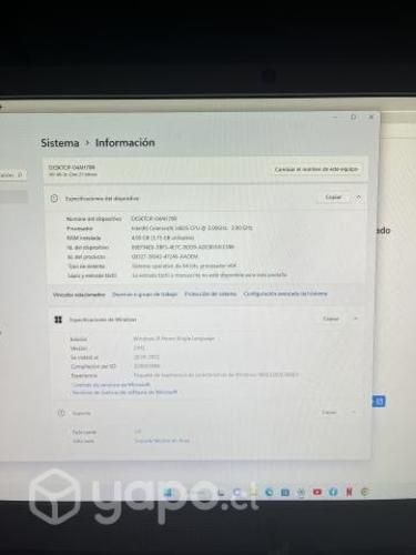 Computador escritorio HP all in one
