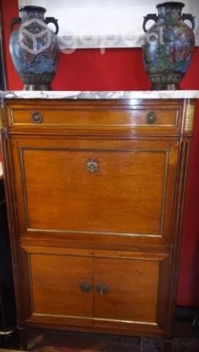 Elegante Chiffonier escritorio en caoba * Frances